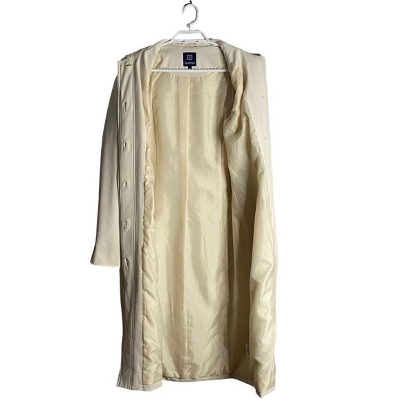 Reitmans Women’s Ivory Single Breasted Long Line Coat - Picture 7 of 9